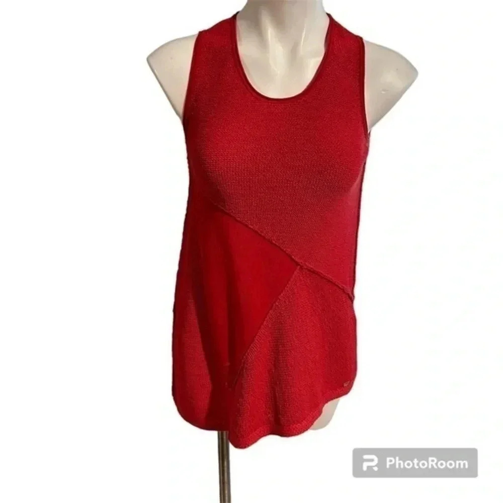 Donna Karan knits asymmetrical  women tank